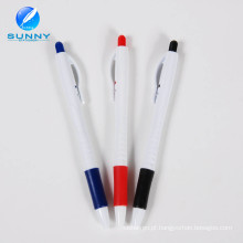 Canetas promocionais canetas de plástico